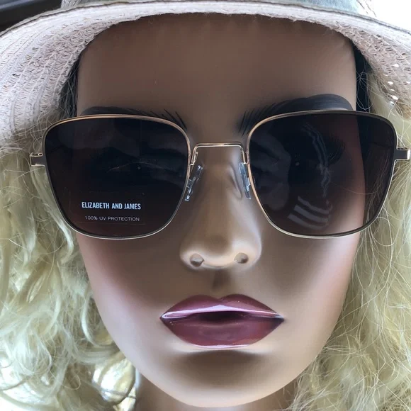Elizabeth and James Brown Aviator Sunglasses m_63e42807932a8a0dc0a89201.jpg main image 2